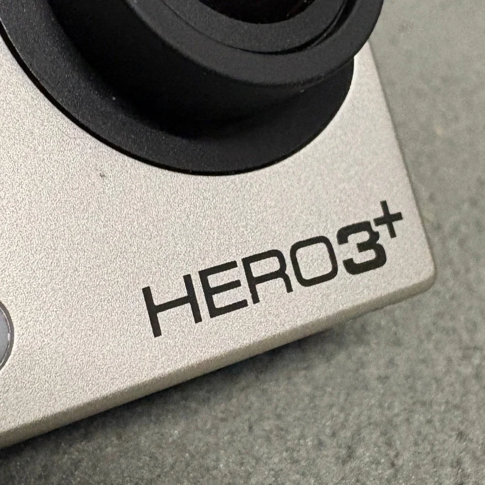 GoPro HERO3+ Action Camera Silver Black Excellent Condition With Case